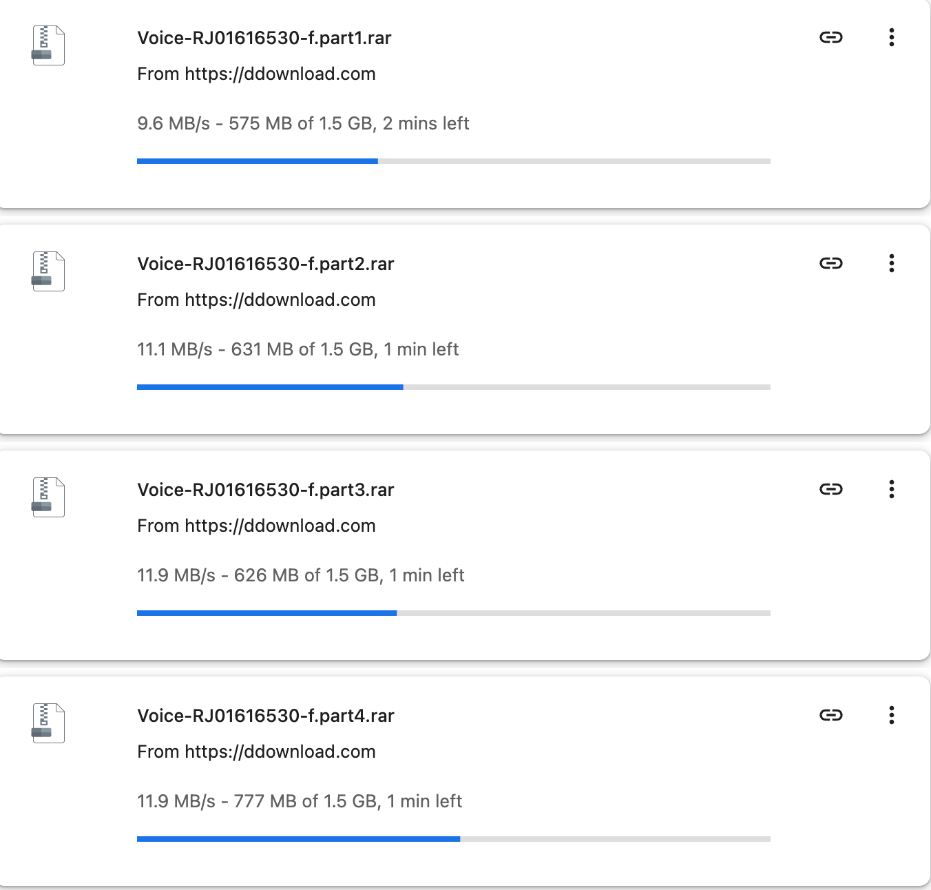 DDownload Premium Chrome parallel speed test